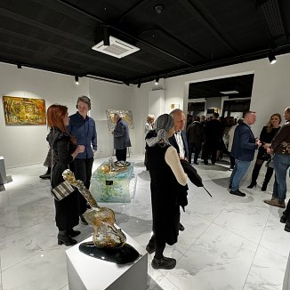 Vernisáž výstavy Život v oblakoch