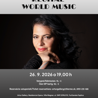 KARIN SARKISJAN RECITÁL  WORLD MUSIC